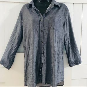 Anthropologie super soft eden & Olivia button down